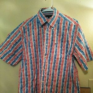 Tommy Hilfiger Collar American Flag shirt